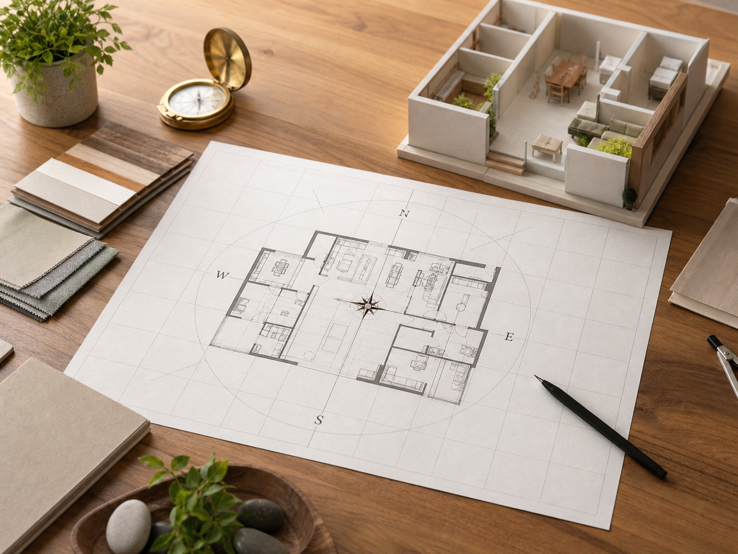 Vastu-aligned residential floor planning consultation
