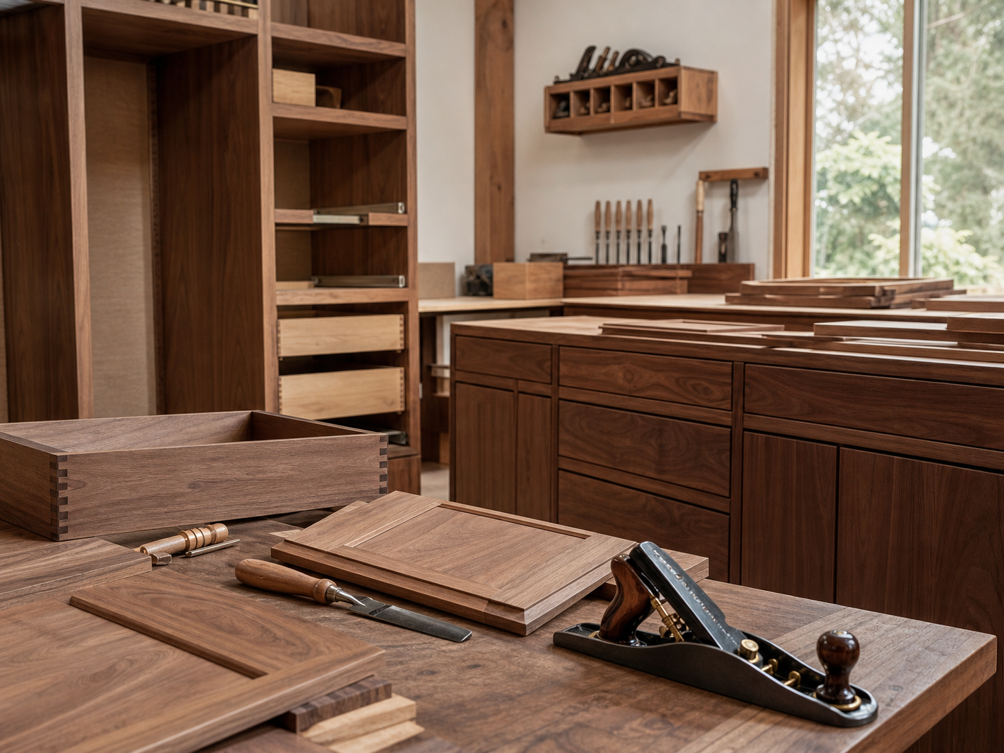 Precision custom interior carpentry